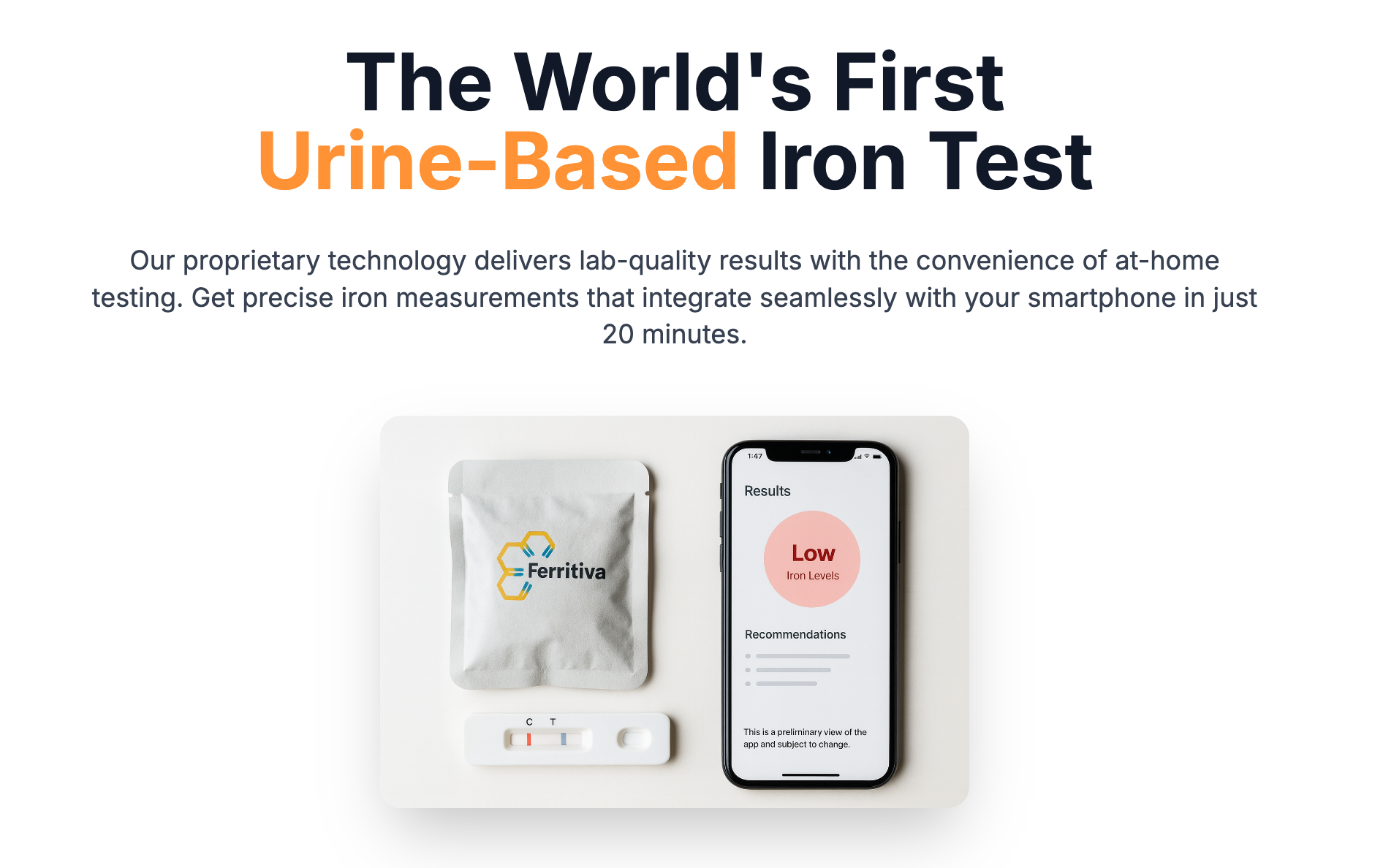 Ferritiva - World's First Urine-Based Iron Test